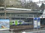 Hier versucht sich diese Re 4/4 unentdeckt am 6.1. in den Bahnhof von Bern zu schleichen