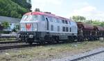 Bauzugeinsatz im Bahnhof Arnsberg am 15.05. 2025 mit der 216 der FSI  Phoenix 